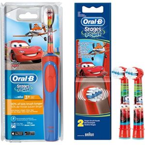 1 Braun Oral-B elektrische Zahnbuerste auf weissem Grund