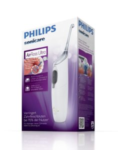 Philips Sonicare AirFloss Ultra Gerät auf weissem Grund