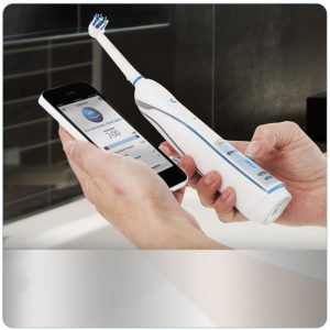 Elektrische Zahnbürste mit Andruckkontrolle